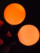 Vintage Sylvania Fluorescent Christmas Lights bulbs 1940's picture