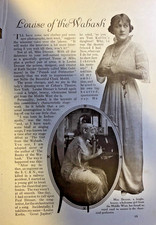 1914 Actress Louise Dresser illustrated picture