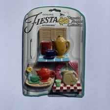 Genuine Fiesta Vignette Magnet Collection New In Sealed Package 3 Pieces picture
