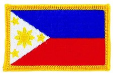 Patch embroidered Patch Flag PHILIPPINES Filipino Fusible Insignen coat of arms picture