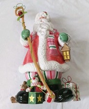 Fitz & Floyd Mingle, Jingle, Be Merry Christmas Santa Claus Figurine Vintage  picture