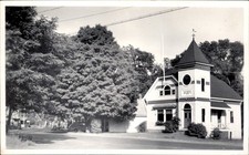 Tamworth NH Library C. E. Walker c1900s-10s Real Photo Vintage Postcard picture