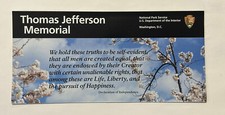 2026 Thomas Jefferson Memorial National Park Unigrid Brochure Map Washington DC picture