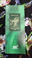 MONTBLANC Patron Limited Edition Louis XIV (1994) Booklet Brochure picture