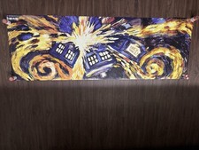 HUGE  2012 Dr. Who Poster  Exploding Taris Poster 62 x 21 Inches picture
