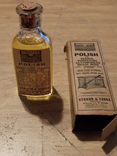 Sun shine Polish Vintage Bottle And Box  Straub Yorke Chicago ILL picture