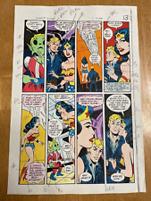 WONDER WOMAN #312 art original color guide TREVOR FLYS INVISIBLE PLANE HECK DC picture