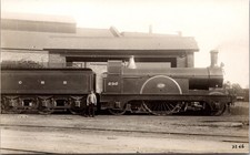 GNR Steam Locomotive No 230 RPPC F Moore London Railway Photo picture