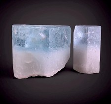 Natural Beryl Var. Rare Aqua Morganite Crystal Aquamarine Morganite Crystals. picture
