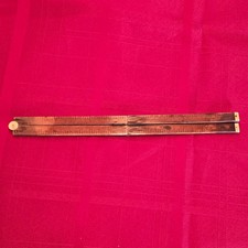 Vintage Stanley Boxwood Folding Measuring Ruler Warranted No. 68 USA. picture