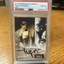 2013 Panini Black Friday Tupac Shakur HRX PSA 8 picture