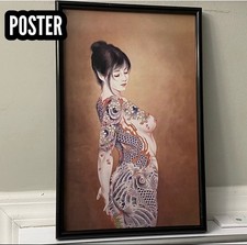 Japanese Bondage shibari kinbaku Fantasy Pinup Girl Poster picture