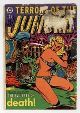 Terrors of the Jungle #21 FR 1.0 TRIMMED 1953 picture