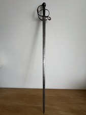 Antique European Walloon Type Sword Possibly 17th Century SAHAGOM Wolf Mark  picture