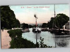 c1910 SS Linnet On Crinan Canal Ship Boat Scotland Postcard picture