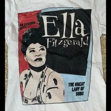 VTG Ella Fitzgerald Shirt White Adult S to 5XL CLM199 picture