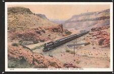 California Limited Crozier Canyon c1930s White Border Postcard Arizona Train RR picture