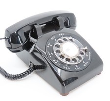 Black 500 Desk Telephone, Vintage, American Made - Full Restoration picture