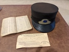 Authentic 1920s New York Central (NYC) Railroad Brakeman Hat picture