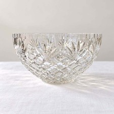 Vintage Waterford Glandore Cut Crystal Bowl 8” Large Serving Bowl picture