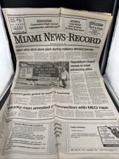 Miami News Record Monday Feb  25, 1991 Newspaper💥 Gulf War picture