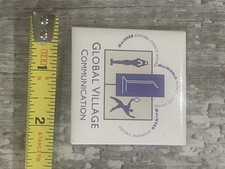 vintage 1992 Global Village Communication promotional pin/button picture