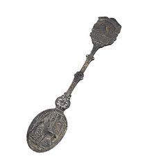 Vintage Mount Mt Evans Colorado Souvenir Spoon 4.75 in Made in Holland picture