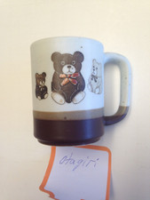Otigiri Otagiri Teddy Bear coffee mug, little speckles vintage three bears picture