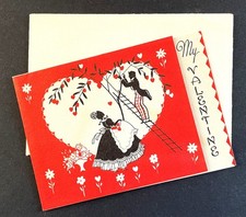 Vintage 1930s Valentine in Original Envelope picture