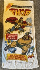 Vintage 1976 Marvel Comics Thor Beach Towel  picture