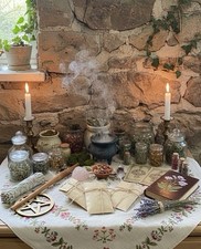 Herbal Alchemy Starter Kit: The Power of 3 Pagan Witch & Spiritual Herbs picture