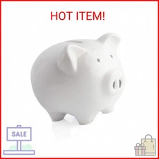 KOHIENWO Piggy Bank,Child to Cherish Ceramic Pig Money Piggy Banks for Boys Girl picture