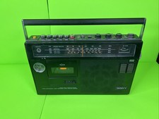 Vintage SONY CF-470S CASSETTE-CORDER 4 BANDS Radio / Cassette. * AS IS UNTESTED picture