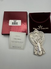 2005 Wallace Grande Baroque Sterling Silver Angel Ornament 5th Edition BOXED picture