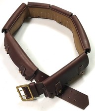 PRE-WWI ZULU WAR BRITISH P1882 P1871 MARTINI-HENRY RIFLE AMMO BANDOLIER-BROWN picture