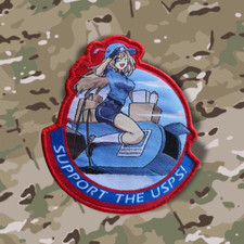 Post Office Support & Mail Call (USPS) anime airsoft fun morale Delivery Patch picture