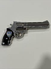 NYPD 44 Magnum Revolver Gun Challenge Coin Chamber Spins The Enforcer Do Ya Punk picture