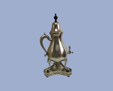 Vintage Metawa Holland Pewter Coffee Samovar Set - Complete with Burner & Tray picture