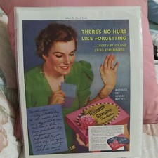 1940's Vtge Whitman's Chocolates Mother's Day/Ritz Crackers Ad Ephemera picture