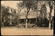 Vintage Postcard 1901-1907 Old Jolly Post Tavern, Philadelphia, Pennsylvania PA picture