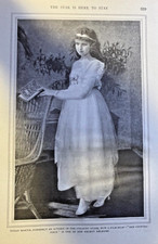 1918 Vintage Magazine Illustration Actress Vivian Martin picture