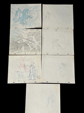 1980s She-Ra Princess of Power Original Animation Production Drawings Lot of 7 picture