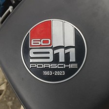 Porsche 911 60th Anniversary Emblem 1963–2023 Commemorative Metal Badge Car picture