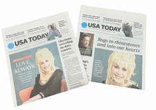 USA Today Newspaper DOLLY PARTON - August 26 - August 27 2026 LOT/2 Complete NEW picture