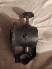 Rare Antique Bicycle Motorcycle Horn Klaxon Type Plunger Accessory with Bracket picture