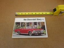 ORIGINAL 1911-1965 The Chevrolet Story booklet sales brochure history photos picture