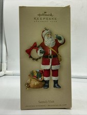 2007 Santa's Visit Hallmark Ornament - Santa Claus with Birds -  picture
