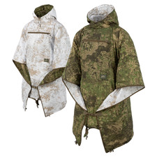 Helikon Tex Swagman Roll Poncho Sleeping Bag Pencott Snowdrift Wildwood Reversible picture