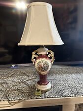 Fragonard M. Langbrock Gold Visit   Porcelain Urn Table Lamp With Shade picture