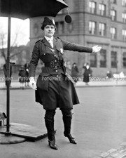 1918 Female POLICE OFFICER 16x20 Photo Picture DC METRO LADY TRAFFIC COP (P12) picture